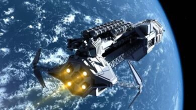 space force orbital warship carrier