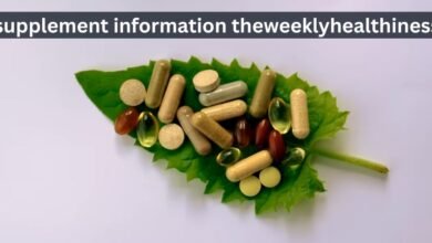 supplement information theweeklyhealthiness